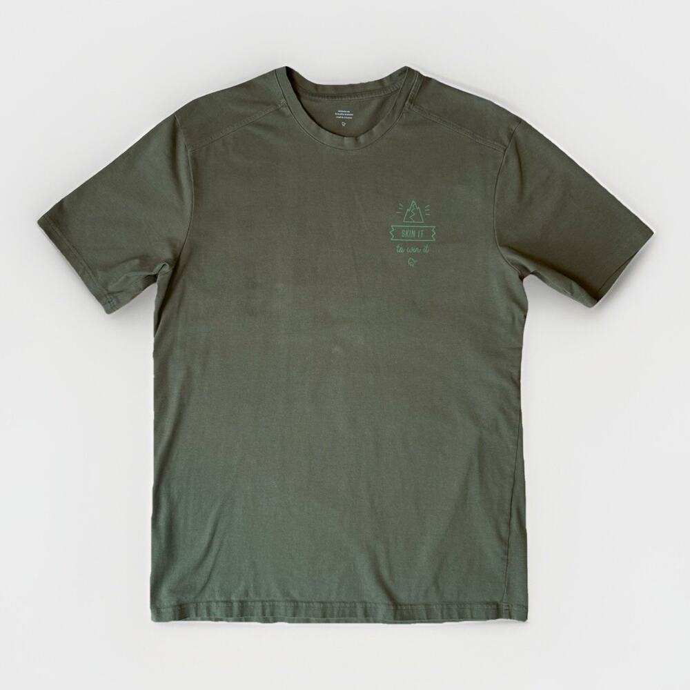 Norrona Shirt Medium Green Short Sleeve Minimalist Gorpcore Sportswear